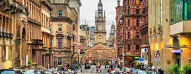 Downtown Glasgow street